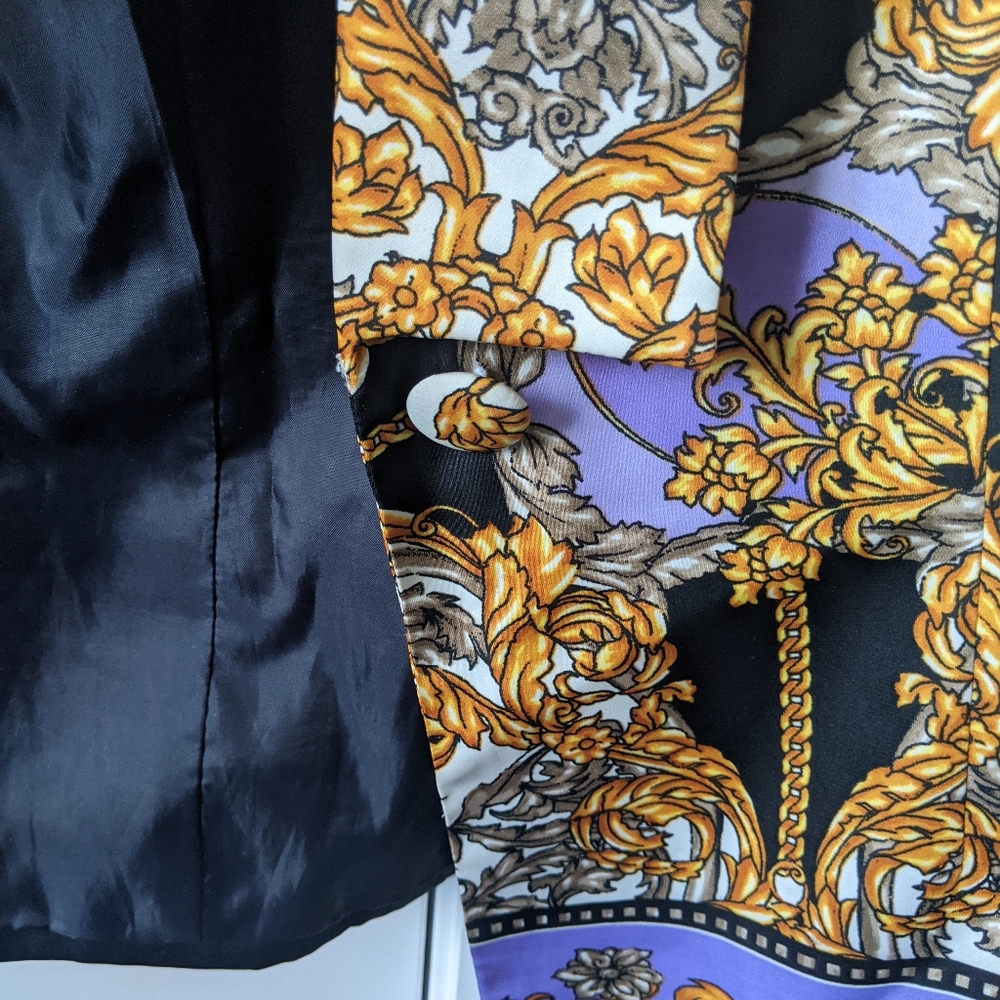 Laundry by Shelli Segal Gold Print Jacket - Picture 3 of 5